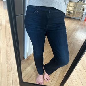 MOTHER Women's Straight Leg Jeans - Dark Blue
